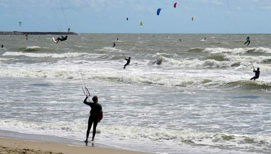 Le-spot-de-kitesurf-de-Pornichet