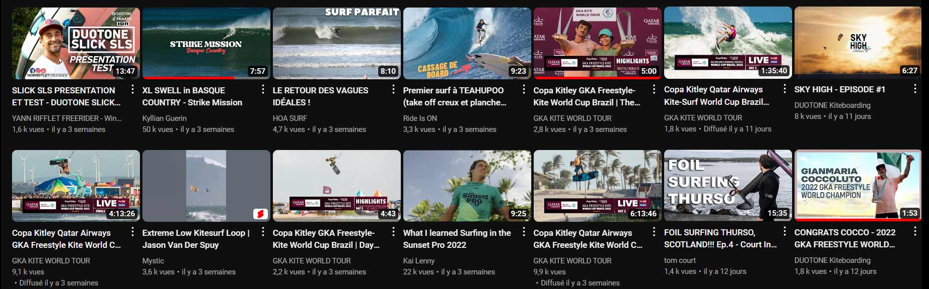 Les Meilleurs chaine youtube glisse : Kitesurf, Wingfoil, Surf