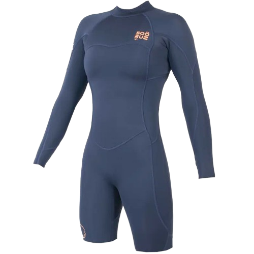 SOÖRUZ FLY SHORTY WOMEN BACK-ZIP LS NAVY 2025 2/2